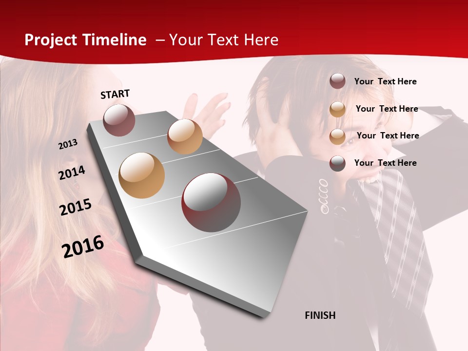 Rage Bite Conflict PowerPoint Template