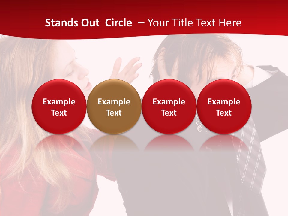 Rage Bite Conflict PowerPoint Template