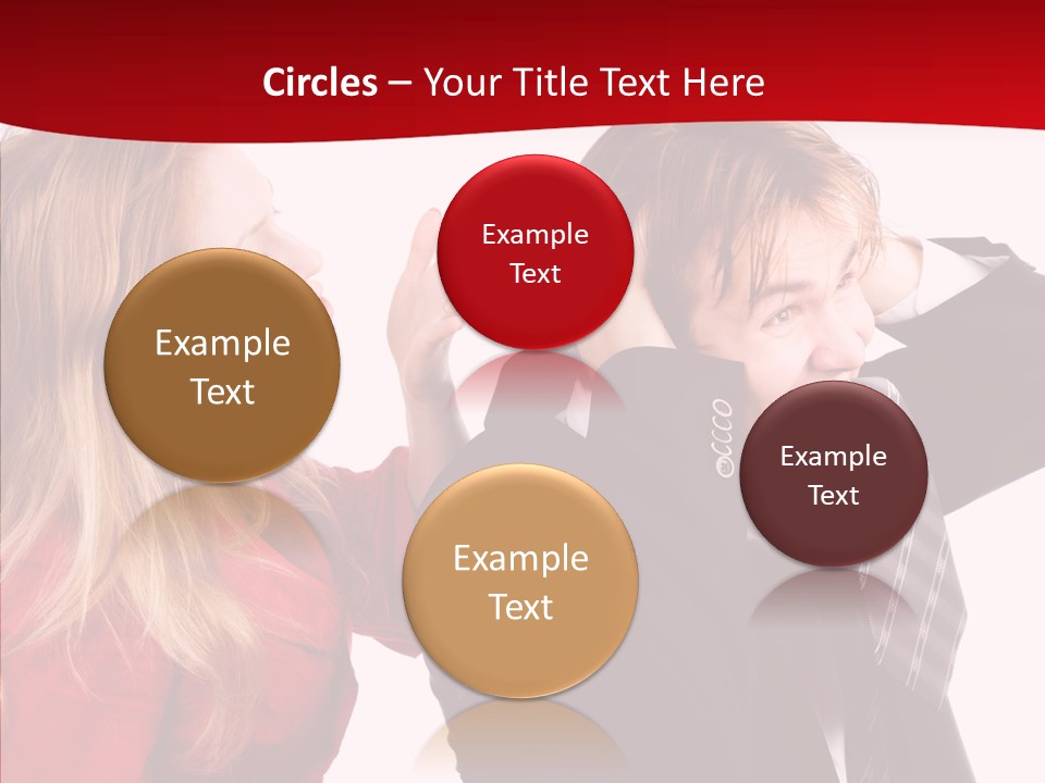 Rage Bite Conflict PowerPoint Template