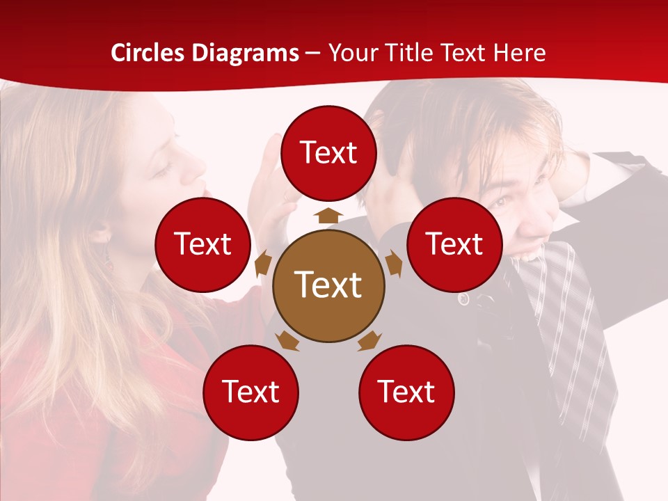 Rage Bite Conflict PowerPoint Template