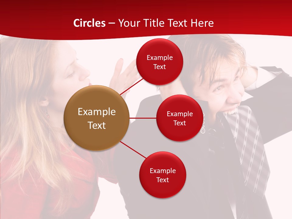 Rage Bite Conflict PowerPoint Template