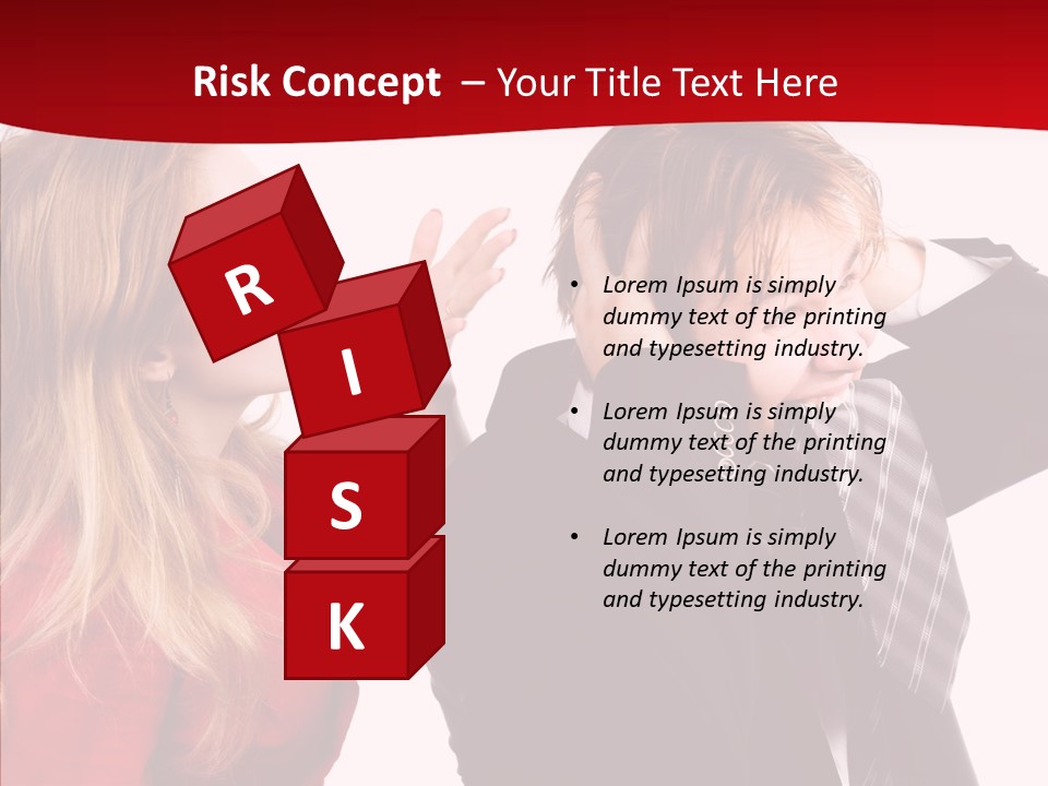 Rage Bite Conflict PowerPoint Template