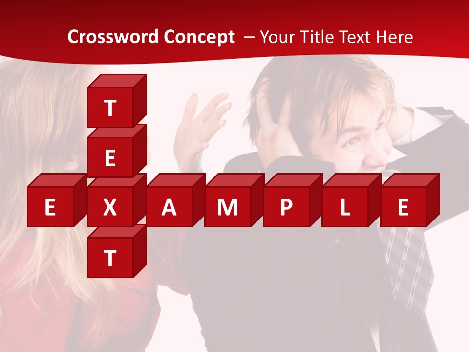 Rage Bite Conflict PowerPoint Template