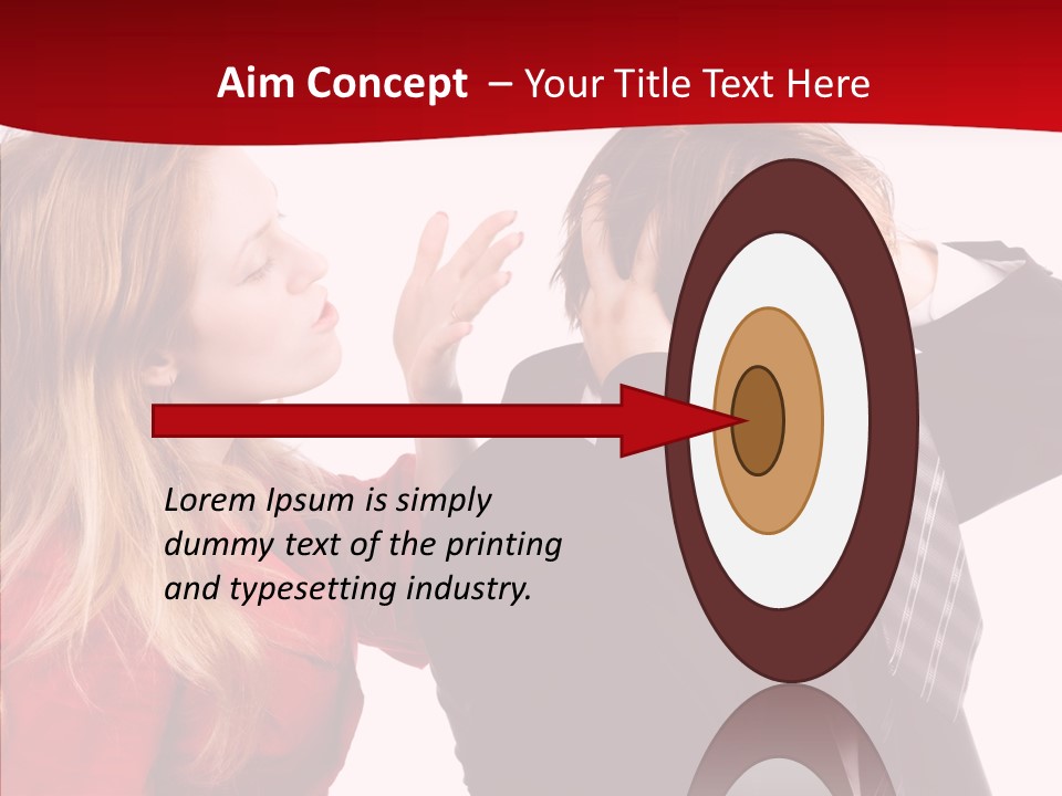 Rage Bite Conflict PowerPoint Template