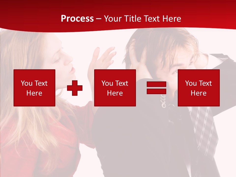 Rage Bite Conflict PowerPoint Template