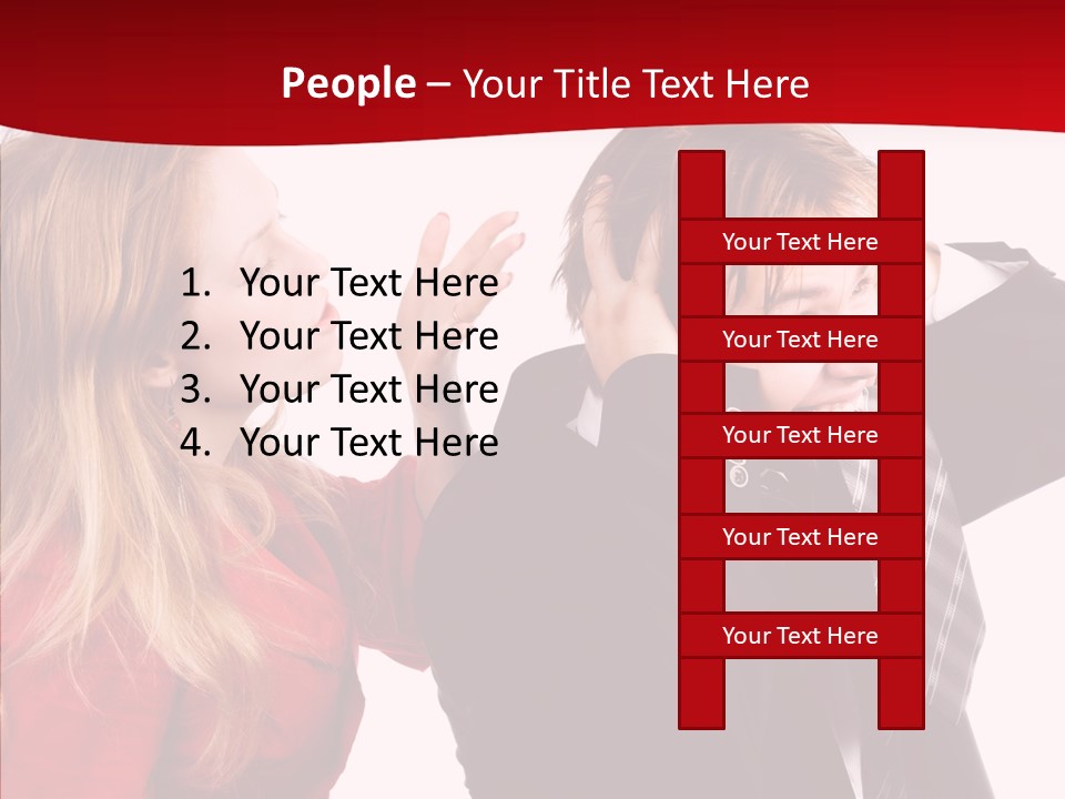 Rage Bite Conflict PowerPoint Template