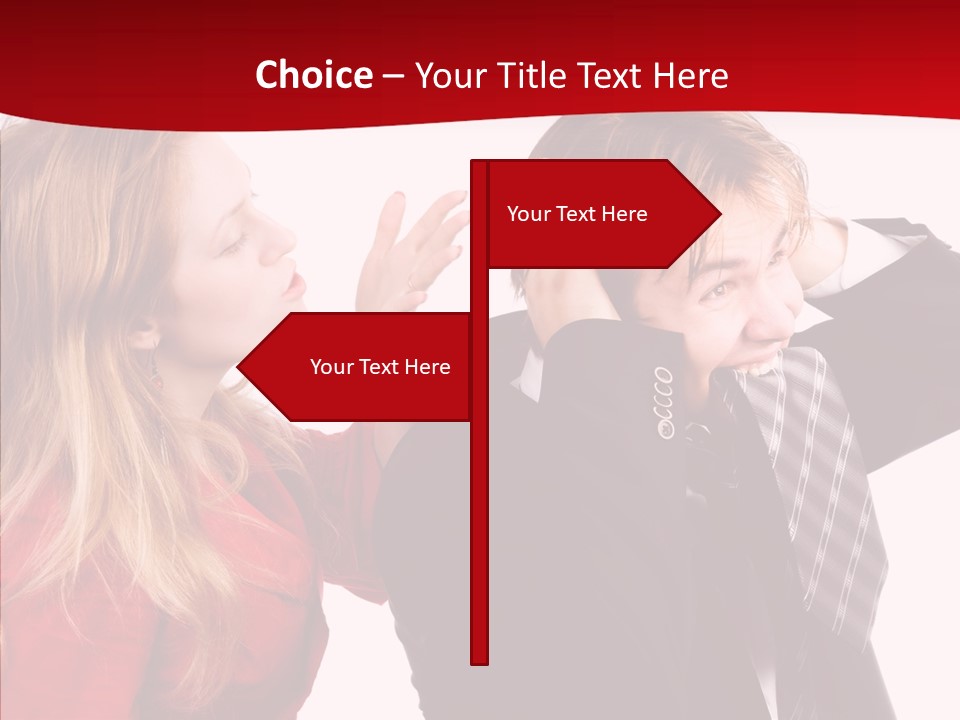 Rage Bite Conflict PowerPoint Template