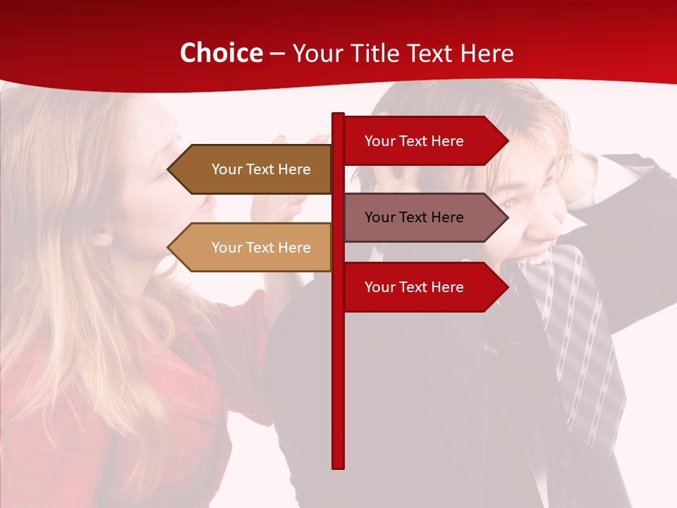 Rage Bite Conflict PowerPoint Template