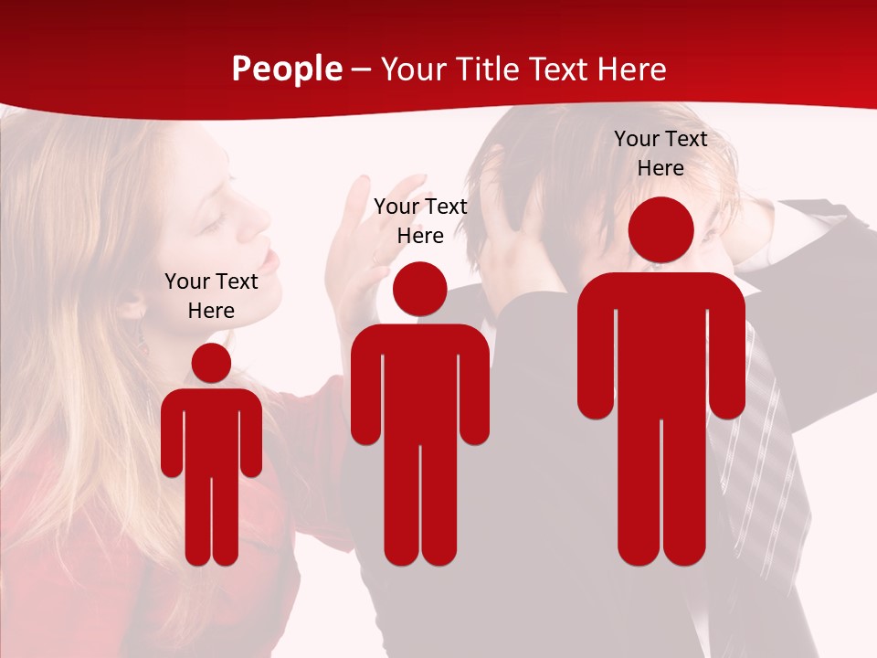 Rage Bite Conflict PowerPoint Template