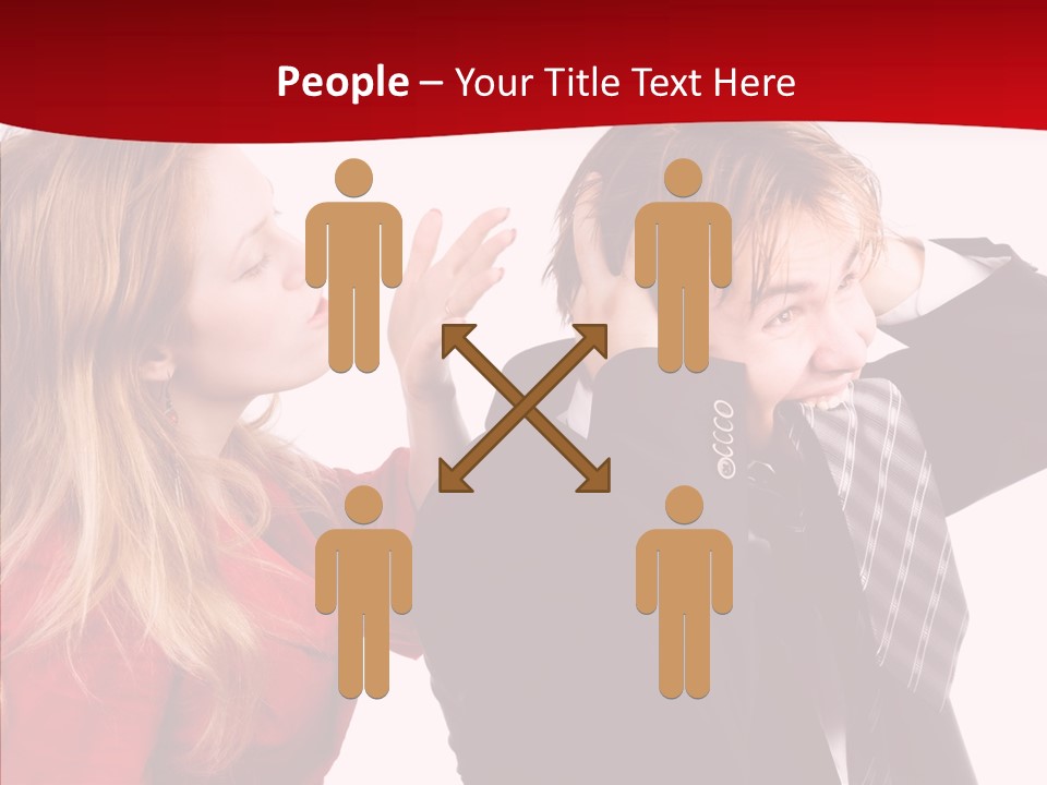 Rage Bite Conflict PowerPoint Template