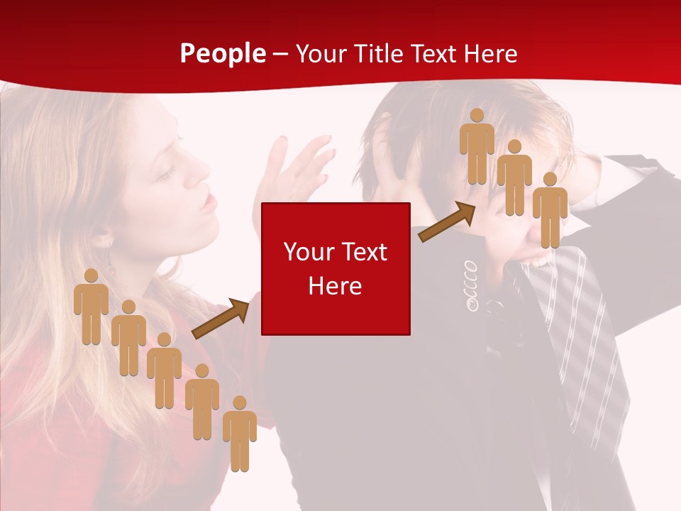 Rage Bite Conflict PowerPoint Template