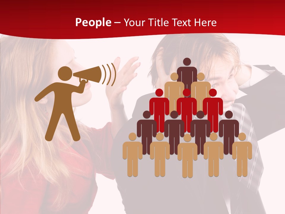 Rage Bite Conflict PowerPoint Template