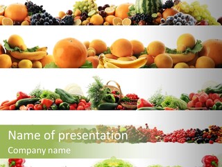 Fresh Garden Isolated PowerPoint Template