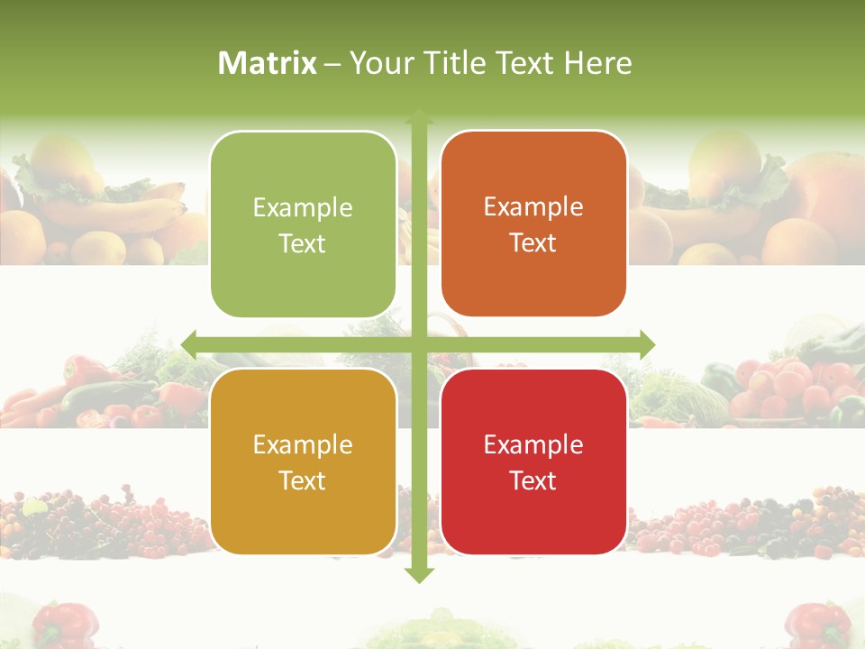 Fresh Garden Isolated PowerPoint Template