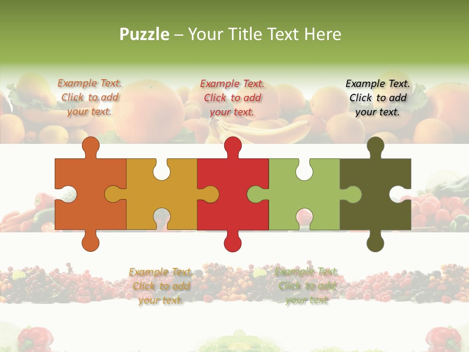 Fresh Garden Isolated PowerPoint Template