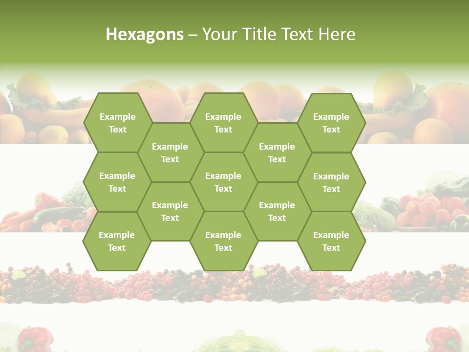 Fresh Garden Isolated PowerPoint Template