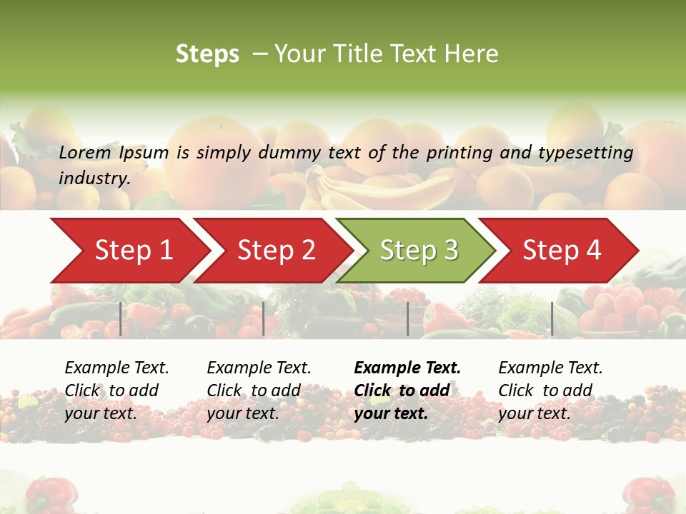 Fresh Garden Isolated PowerPoint Template