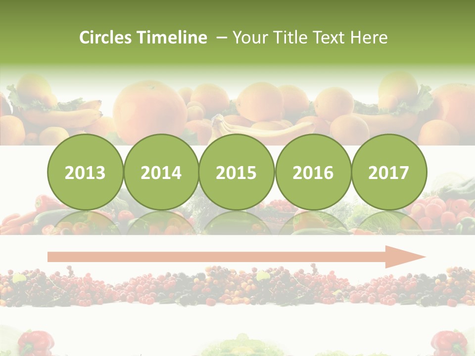 Fresh Garden Isolated PowerPoint Template