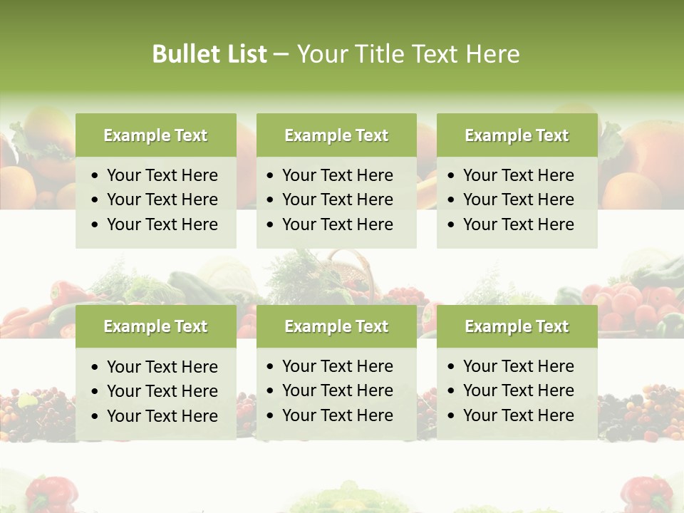 Fresh Garden Isolated PowerPoint Template