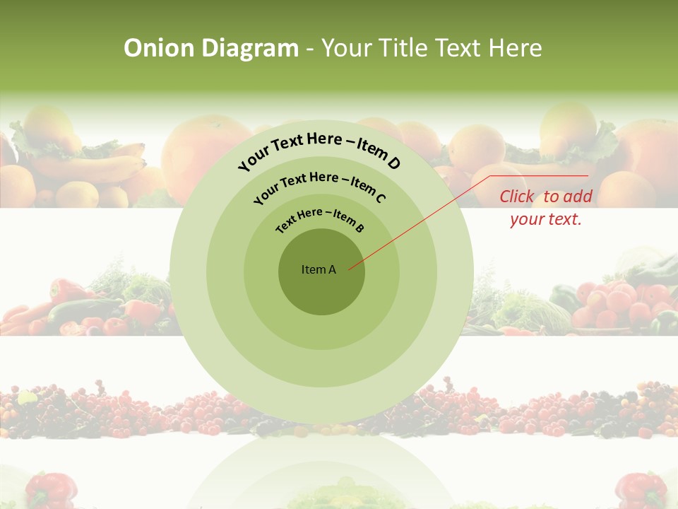 Fresh Garden Isolated PowerPoint Template