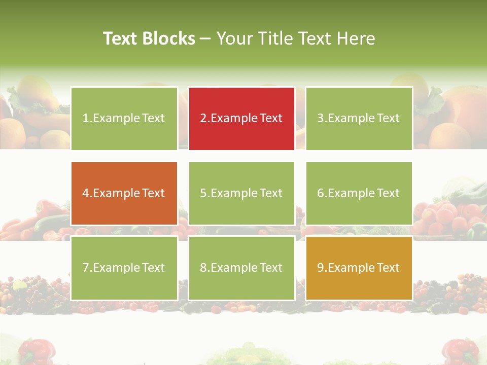 Fresh Garden Isolated PowerPoint Template