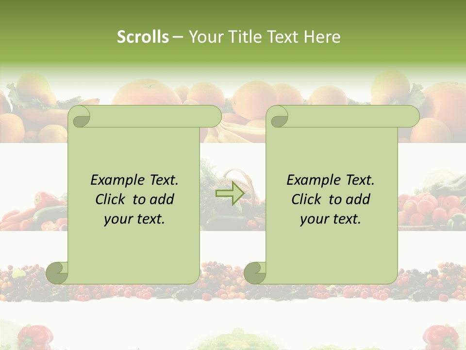 Fresh Garden Isolated PowerPoint Template
