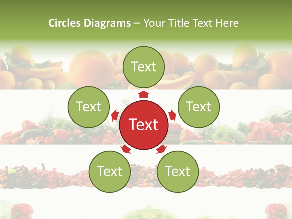 Fresh Garden Isolated PowerPoint Template