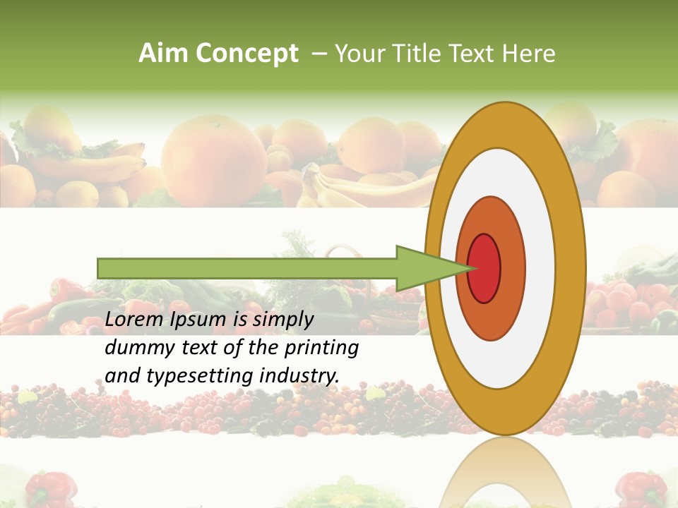 Fresh Garden Isolated PowerPoint Template