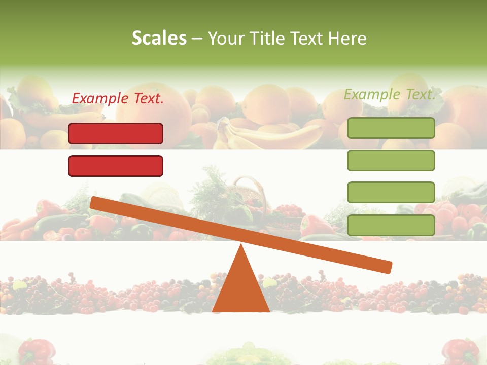 Fresh Garden Isolated PowerPoint Template