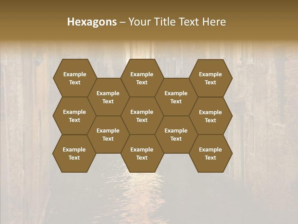 Vintage Stained Gondolier PowerPoint Template