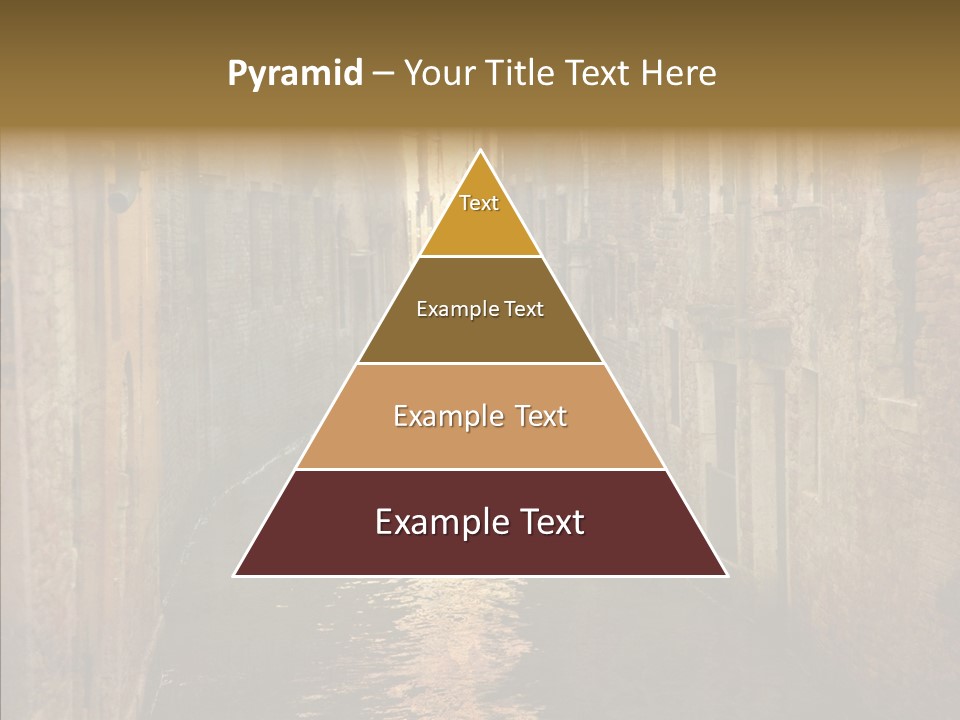 Vintage Stained Gondolier PowerPoint Template