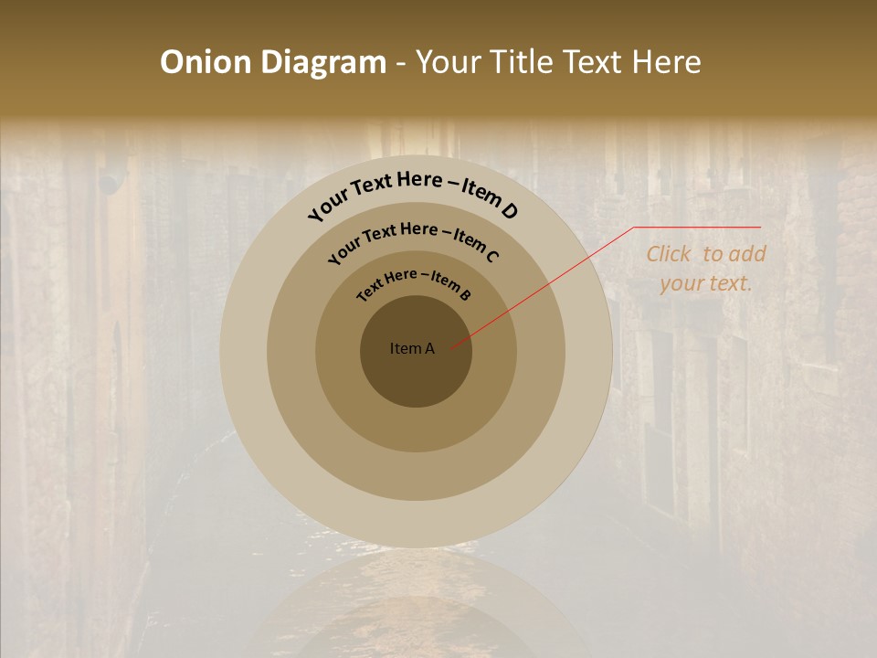 Vintage Stained Gondolier PowerPoint Template