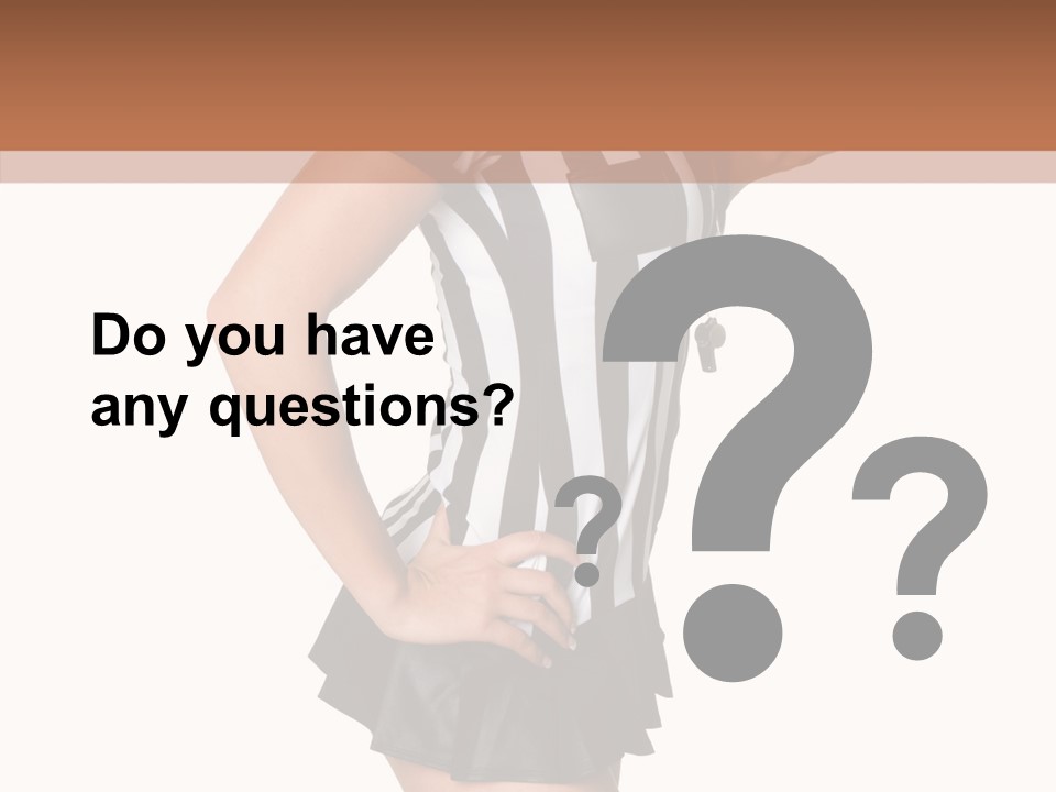 Stripes Ethnic Model PowerPoint Template