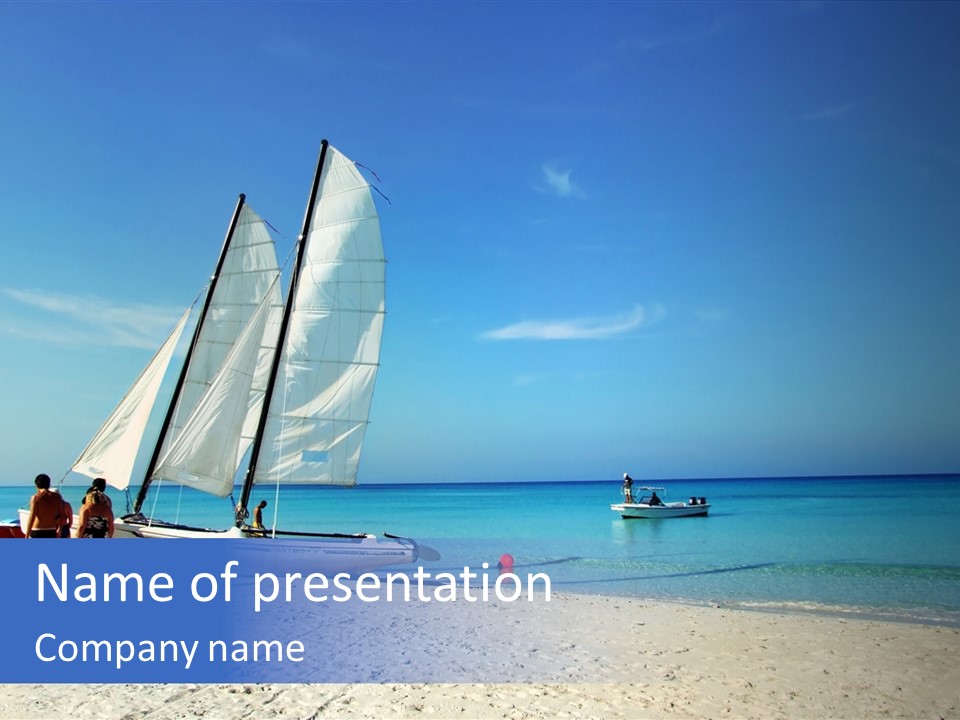 Varadaro Turquoise Vacation PowerPoint Template