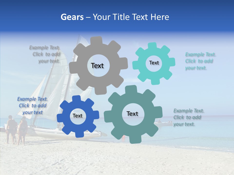 Varadaro Turquoise Vacation PowerPoint Template