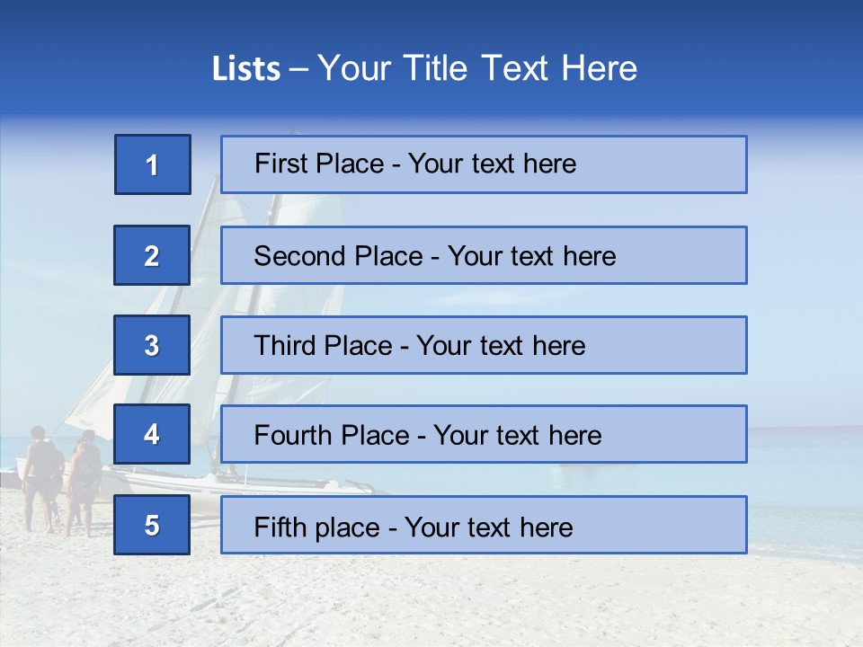 Varadaro Turquoise Vacation PowerPoint Template