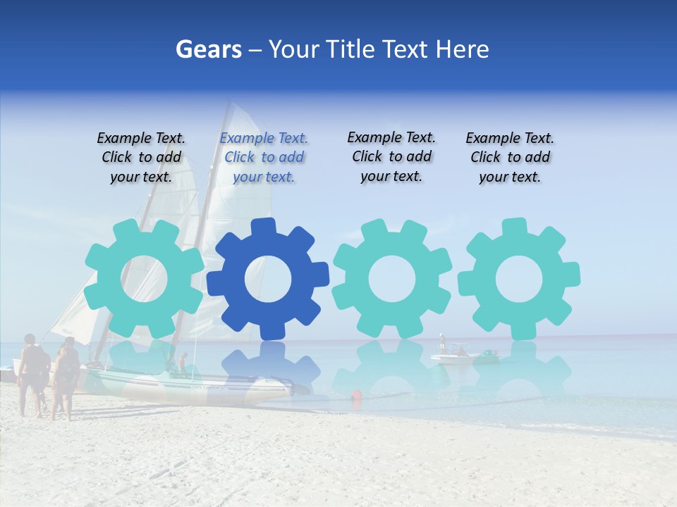 Varadaro Turquoise Vacation PowerPoint Template