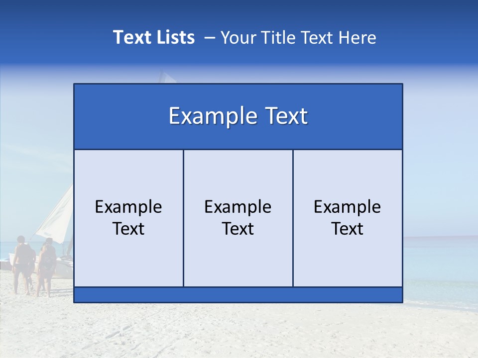 Varadaro Turquoise Vacation PowerPoint Template