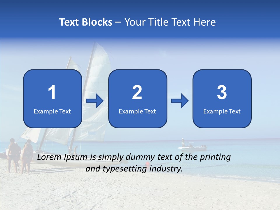 Varadaro Turquoise Vacation PowerPoint Template