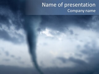 Usa Nature Frightening PowerPoint Template