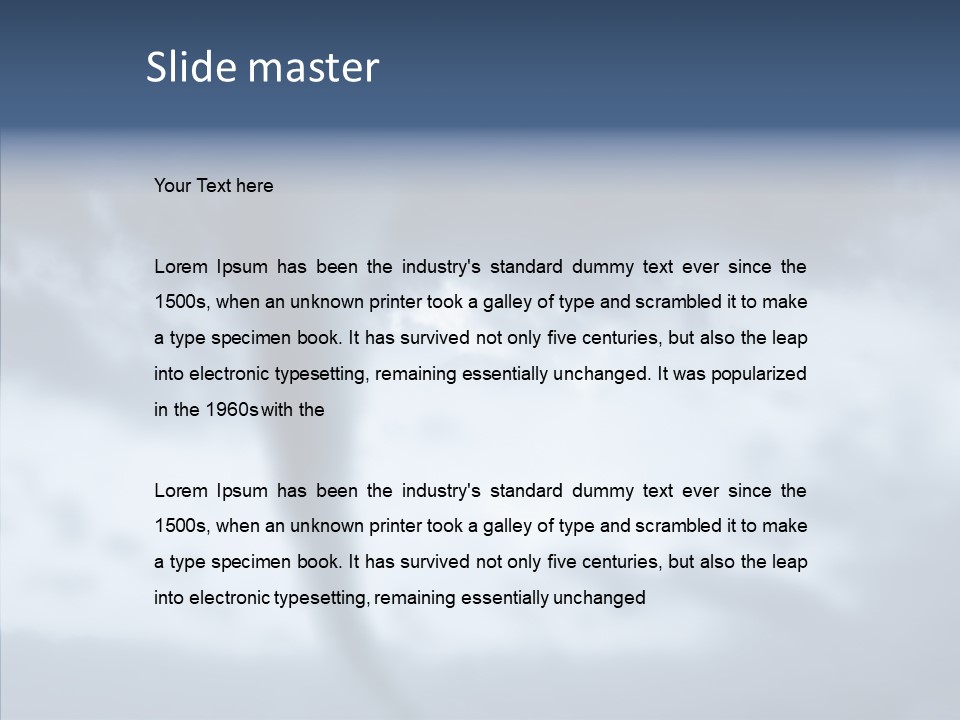 Usa Nature Frightening PowerPoint Template