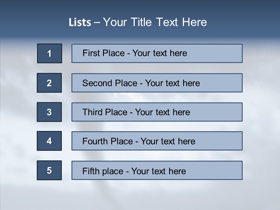 Usa Nature Frightening PowerPoint Template
