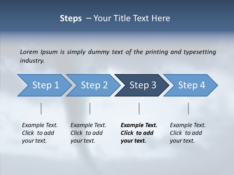 Usa Nature Frightening PowerPoint Template
