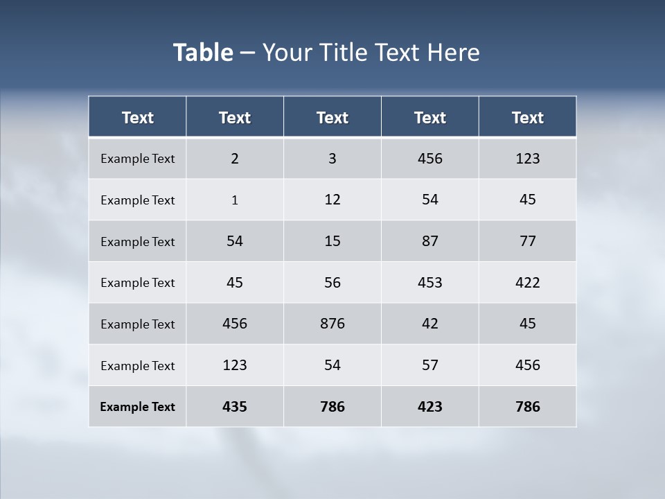 Usa Nature Frightening PowerPoint Template
