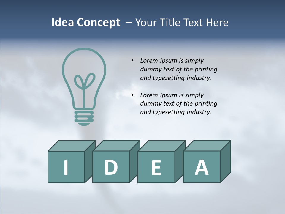 Usa Nature Frightening PowerPoint Template
