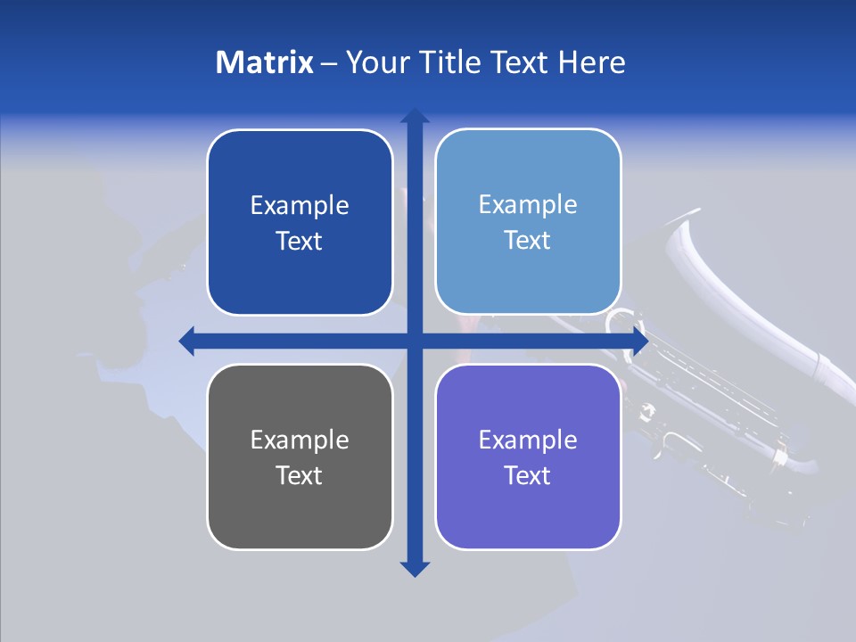 Passion Acoustic Sax PowerPoint Template