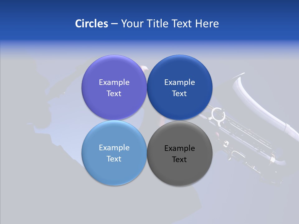 Passion Acoustic Sax PowerPoint Template