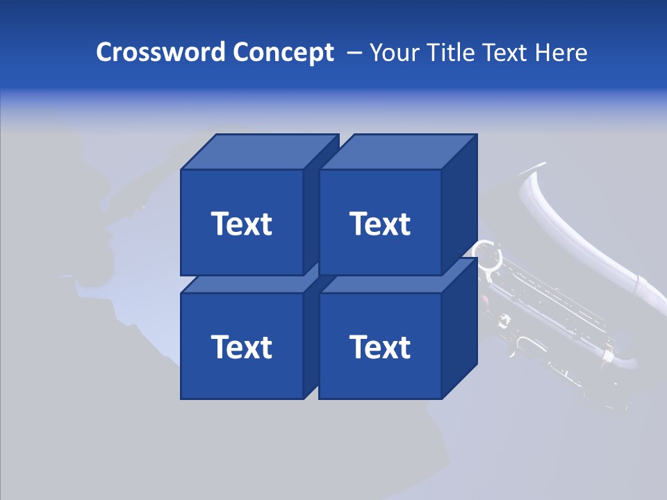 Passion Acoustic Sax PowerPoint Template