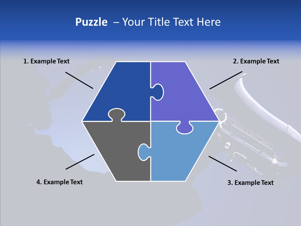 Passion Acoustic Sax PowerPoint Template