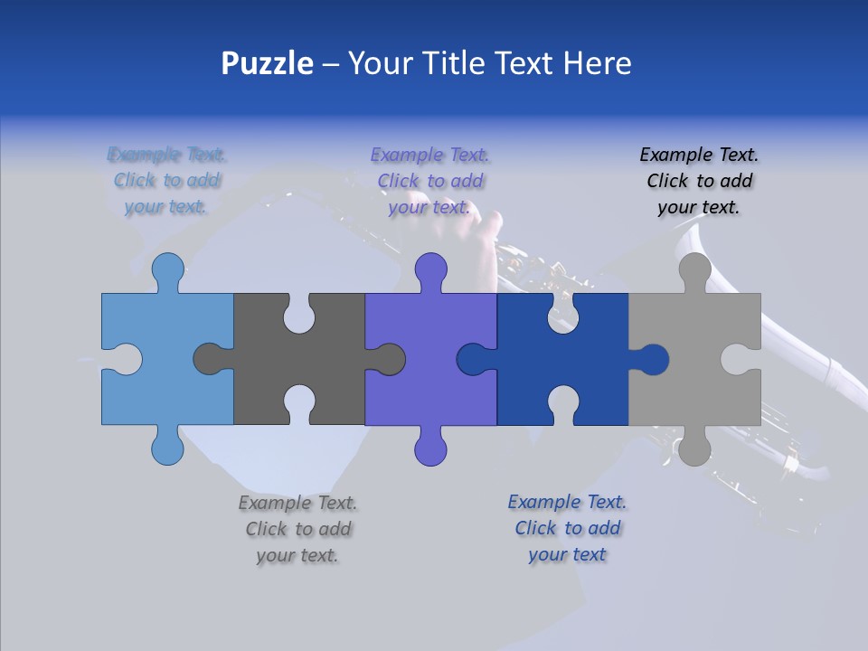 Passion Acoustic Sax PowerPoint Template